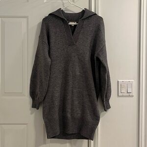 Elan V Neck Sweater Dress